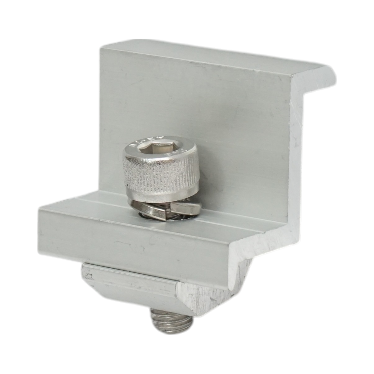 End clamp 30mm for photovoltaic solar panel system B, 24mm Breckner Germany